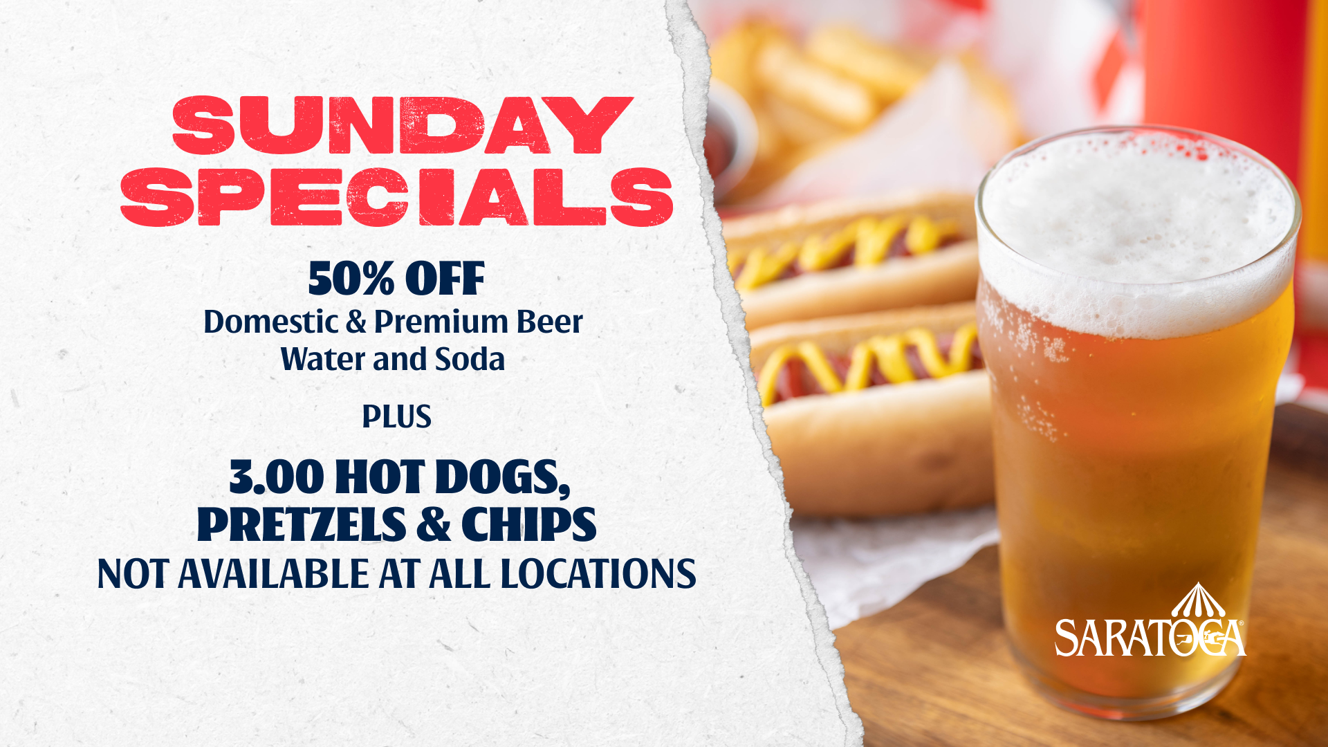 Sar 26 Sunday Food Specials Slate