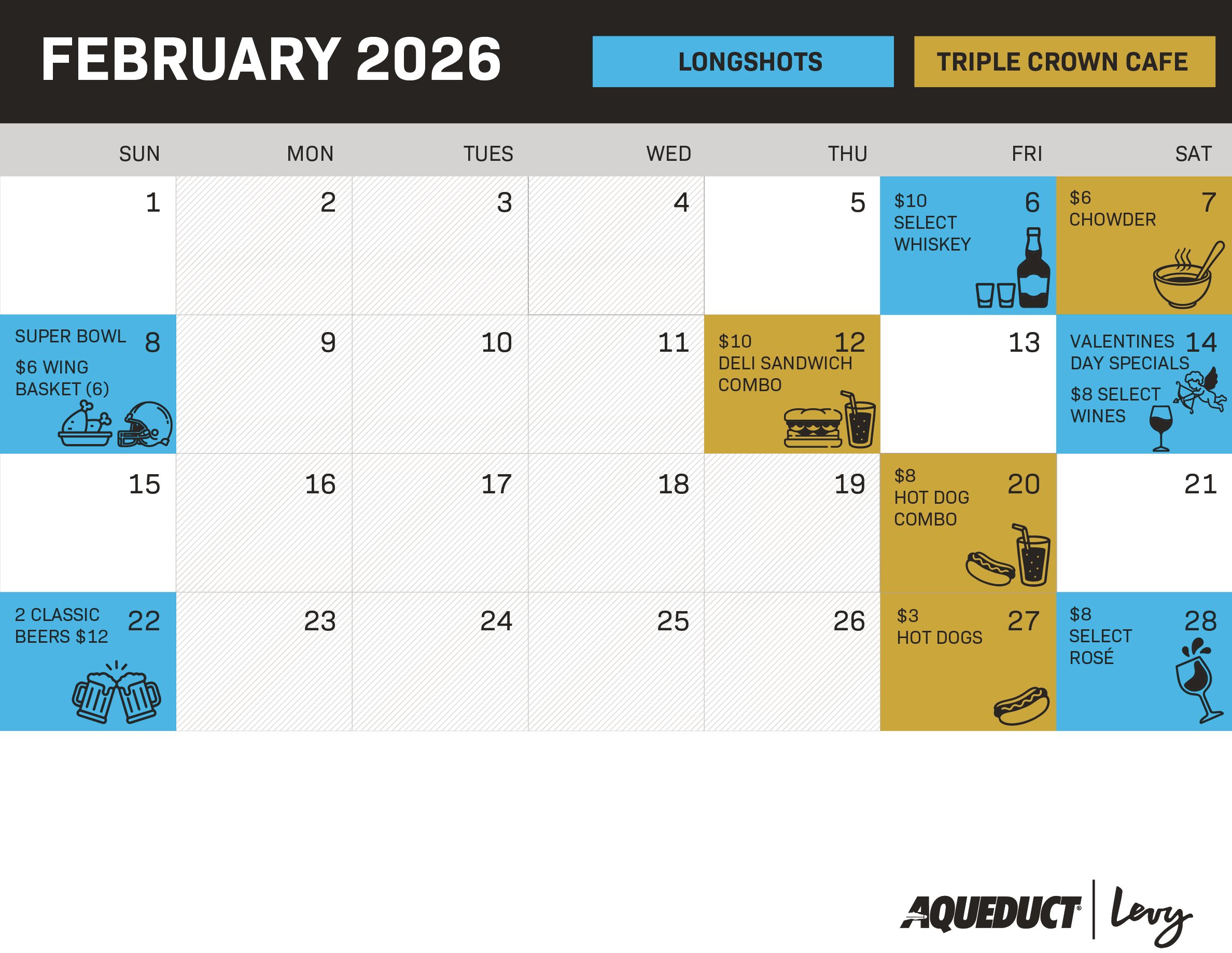 Aqu 26 Fand B Calendar Feb