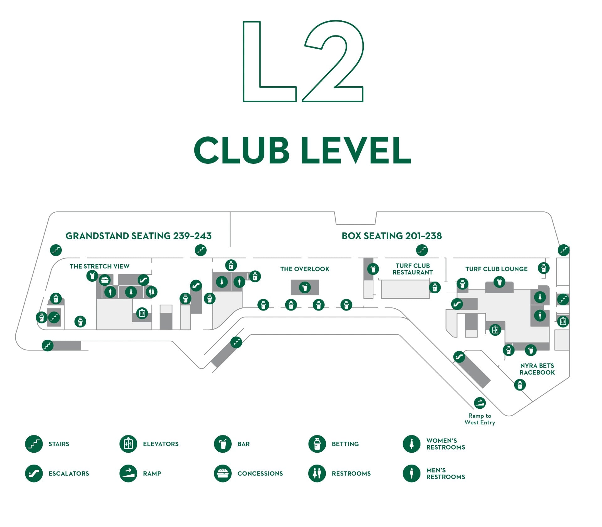 Belmont Park Map L 2