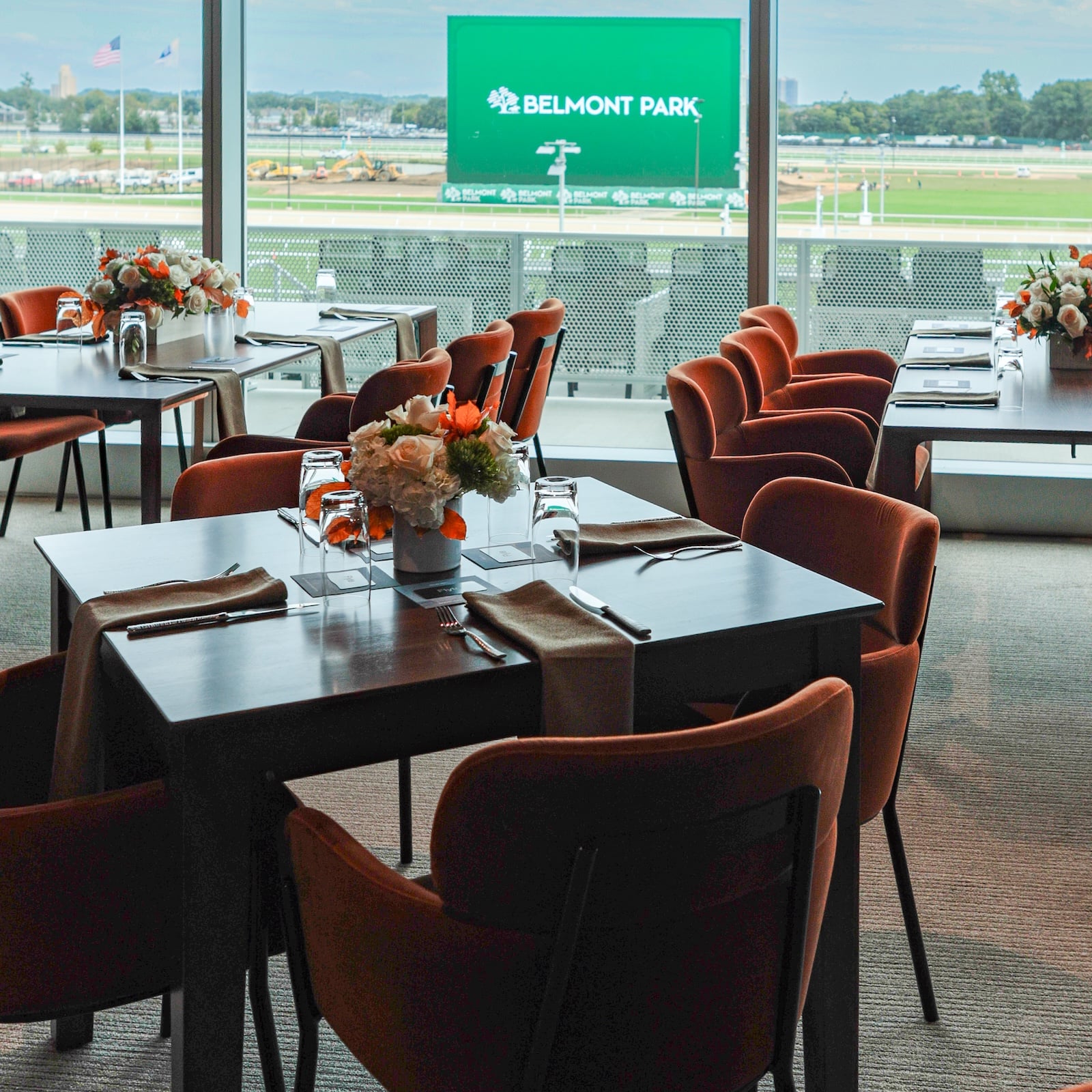 Bel 26 Turf Club Lounge Empty Video Board