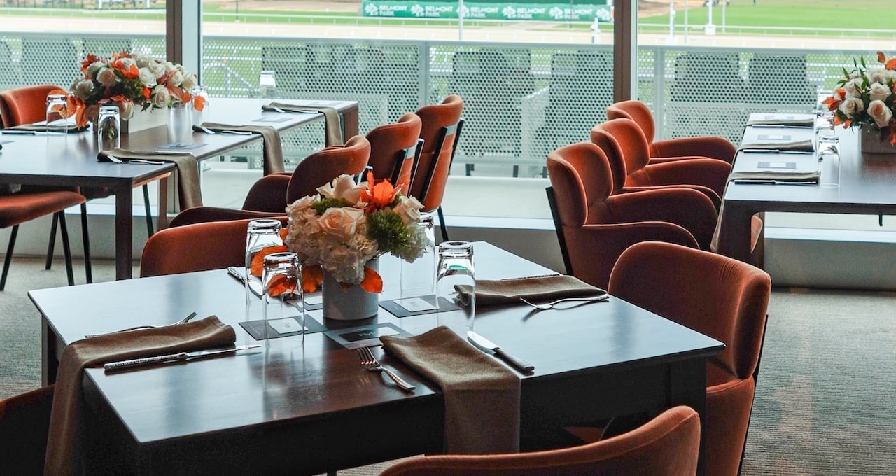 Bel 26 Turf Club Lounge Empty Video Board