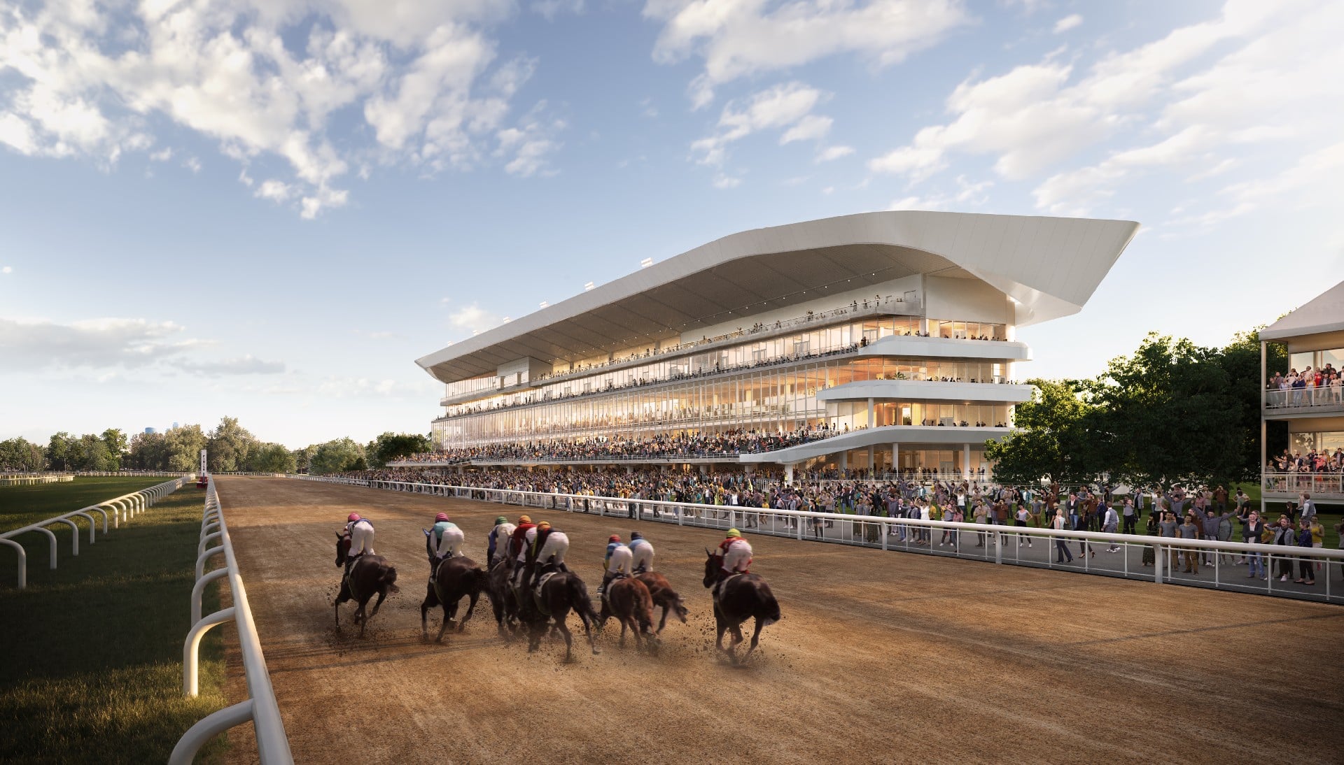 Belmont Render Track View