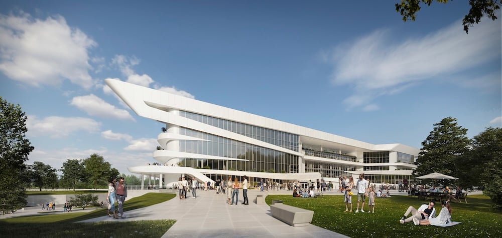 Bel 25 Rendering West Entry