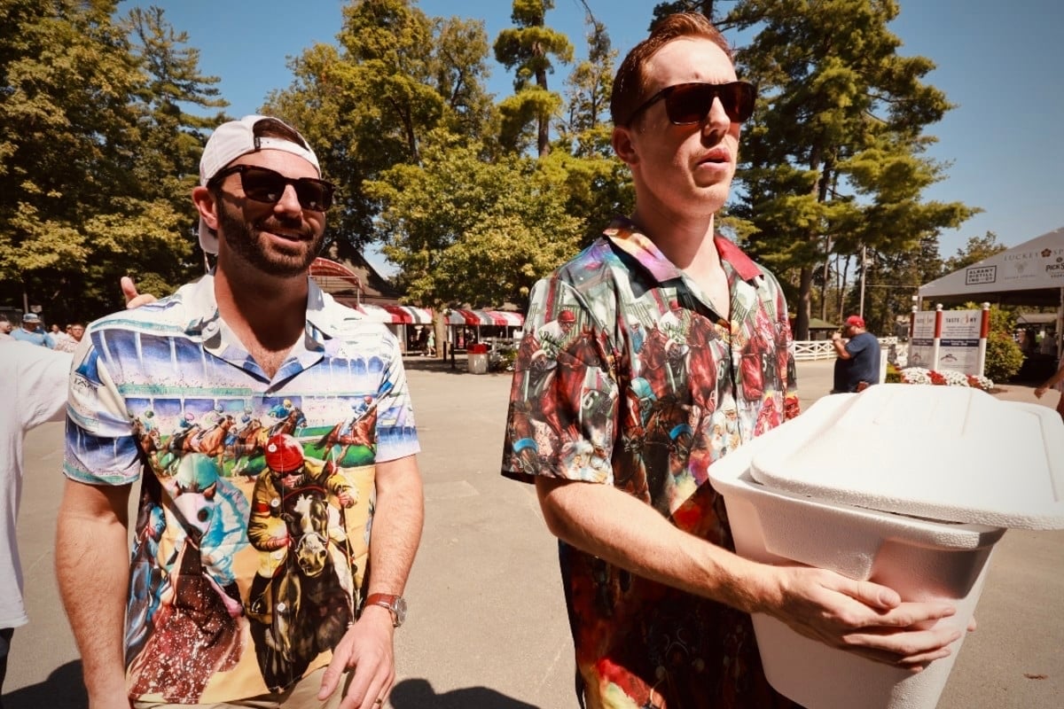 Sar Guys Carrying Cooler Backyard Ga Filter