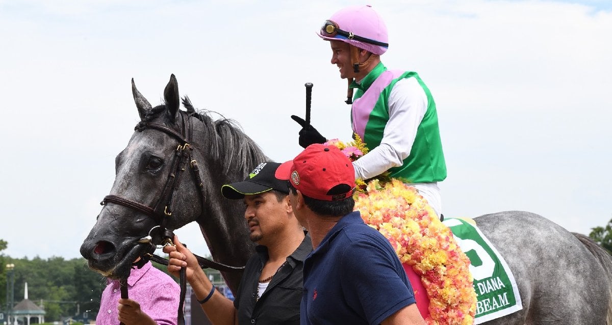 Whitebeam earns 96 Beyer for G1 Diana score